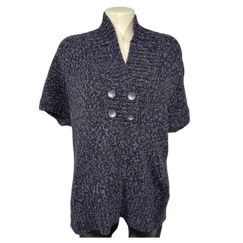 Tommy Hilfiger Women's Sweater - 4 Buttons - Size XL- Quality Short Sleeve